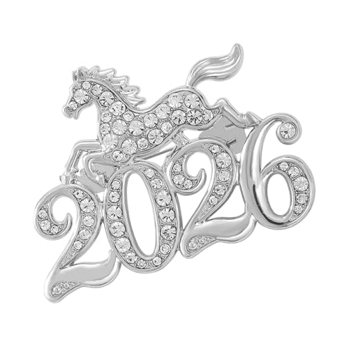 Broche cheval strass : idée cadeau idéale pour l'année 2026