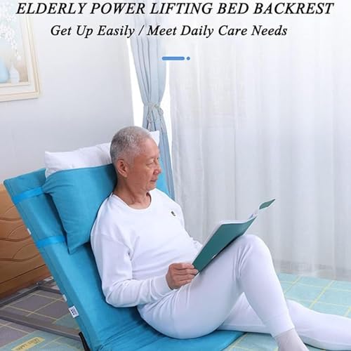 Respaldo de cama ajustable para leer y comer cómodamente con soporte lumbar integrado 4