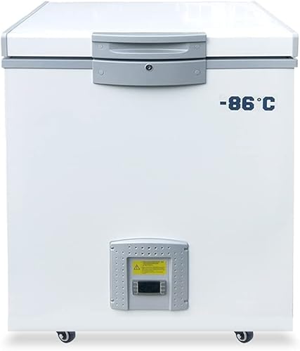 HNZXIB -Congelador de temperatura ultra baja de 86° (50L), congelador de almacenamiento de muestras de laboratorio de -186℉, Refrigerador de