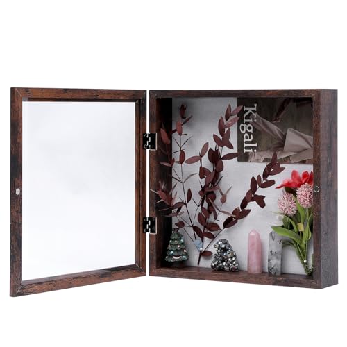 Muzilife Holz 3D Bilderrahmen zum Befüllen mit Öffnung 28x35cm,...