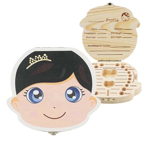 Design carino e confezione regalo: il design a misura di bambino e la confezione regalo inclusa rendono la scatola dei denti un regalo pratico per le bambine, sia per la nascita, il battesimo, la Pasqua, il compleanno o come regalo della fatina dei denti. Adatta come decorazione per la cameretta dei neonati e dei bambini piccoli.