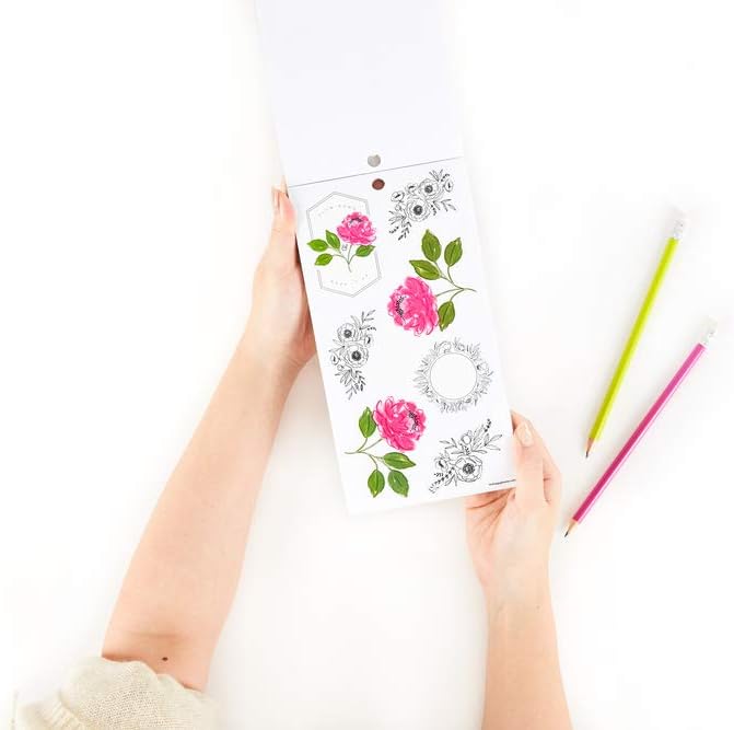 The Happy Planner Sticker Value Pack - Planner Accessories - Colorful Florals Theme - Multi-Color - Great for Planning, Project & Scrapbooking - 30 Sheets, 613 Stickers