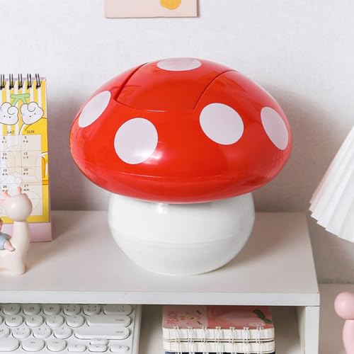 Toyvian 2uds Mini Basura con Tapa Diseño Hongo miniatura 5