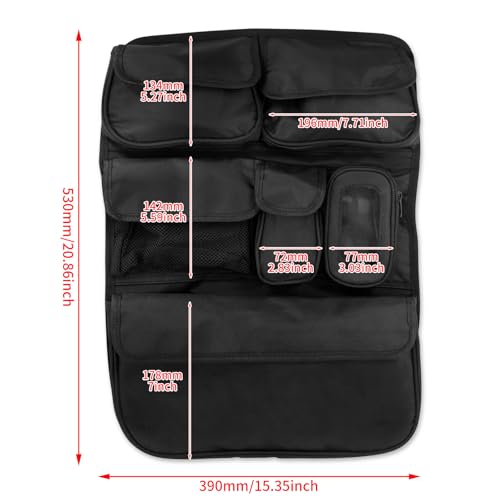 Organizador para tapa de Tour Pack para motocicleta miniatura 6