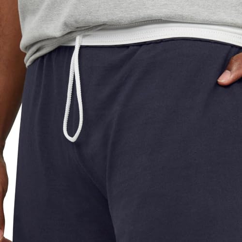 Image of Champion Men's Lounge Shorts, Standard Fit, 9 Inch Inseam, Lightweight 100% Cotton, Available in Regular and Big & Tall