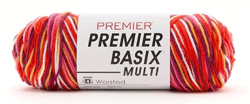 Premier Basix Worsted Multis Yarn 1177-09 Venus Multi