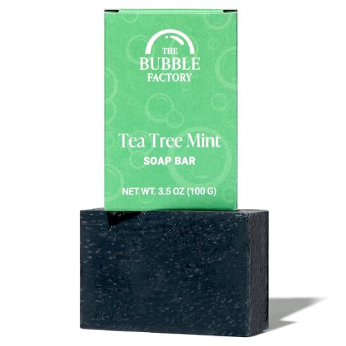 Image of Handmade Soap, All Natural Soap for Women & Men, Hand, Bath & Body Natural Bar Soap, Vegan, Palm Oil Free, Made in USA, 3.5 Ounce (Pack of 1) (3.5 Ounce (Pack of 1), Tea Tree Mint)