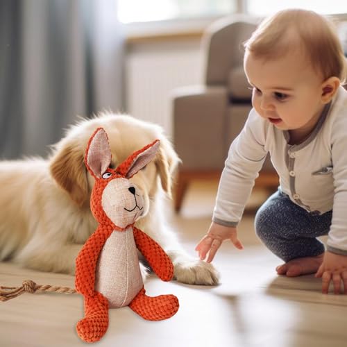 Interaktives Hundespielzeug – gefüllter Plüsch, langlebiges Kau-Design, weicher, sicherer Stoff, hält Haustiere beschäftigt, leicht zu waschen, für Zuhause, Ausflüge, Tiergeschäft, Camping