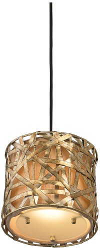 Alita 1 Light Mini Pendant Finish: Champagne Satin