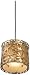 Uttermost 21839 Alita 1 Light Mini Pendant in Champagne
