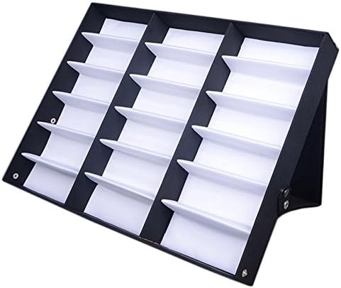 Soleil 18 Slot Organizing Storage Case Stand for Sunglasses Eyewear Watches Jewelry
