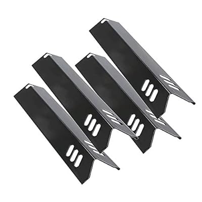 Criditpid Porcelain Grill Heat Shields Replacment for Dyna-Glo DGF510SBP, DGF493BNP, Barbeque Grill Heat Plates for Backyard Grill Replacement Parts BY15-101-001-02, BY13-101-001-13, GBC1460W