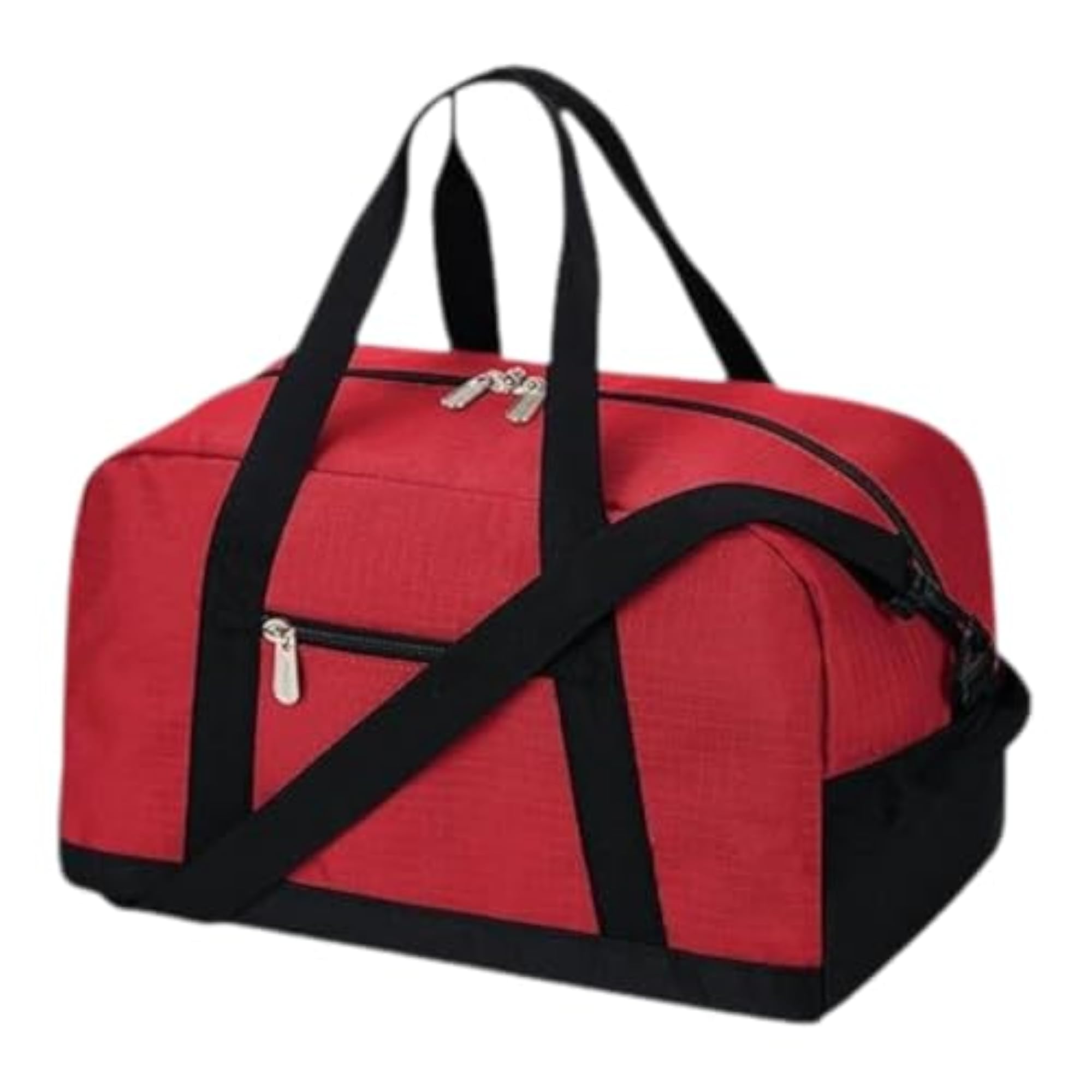 Portable Pouch Travel Duffle Bag for Camping, Red