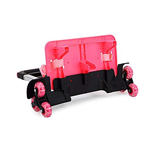 Backpack Hand Truck YUB Wheeled Cart Trolley Hand Aluminium Alloy Folding Trolley Cart for Schoolbag - Thumbnail 3