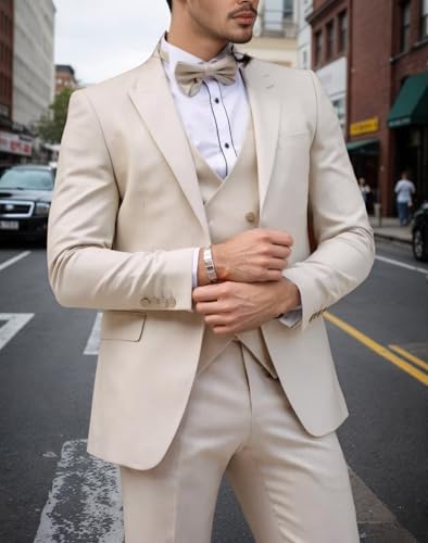 Men's Suits for Men Slim Fit Double Breasted Suit Men Blazer Mens Suit 3 Piece for Groom Wedding Business Prom Suits Set2