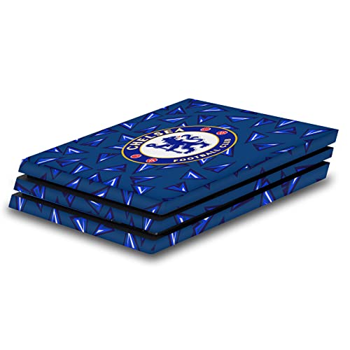 Autocollant PS4 Pro Chelsea FC en vinyle géométrique résistant aux rayures pour console