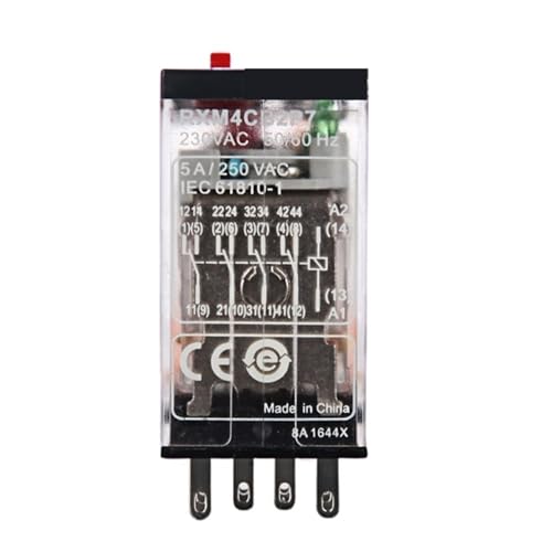 Relais AC230V 4 ouvert 4 fermé RXM-4CB2P7 inverseur embrochable 5A