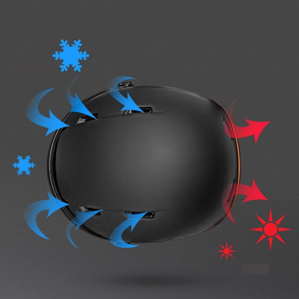 Amazon | kufun スキー ヘルメット バイザー スノーボード ヘルメット