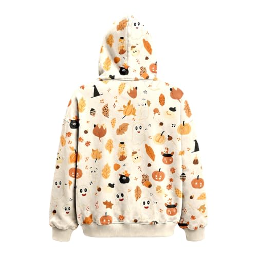 Halloween Pet Pouch Hoodie Ghost Graphic Cat Dog Holder Hooded Sweatshirt - image 7
