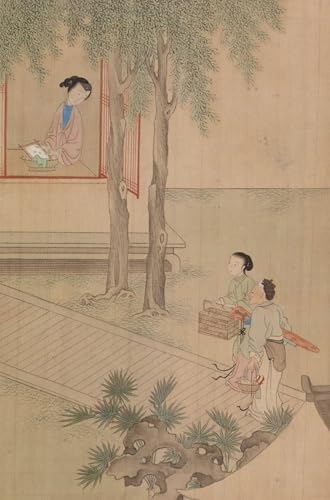 Tableaux Qiu Ying Portrait Tableaux Tableau Toile Affiches d'Art 60x90cm