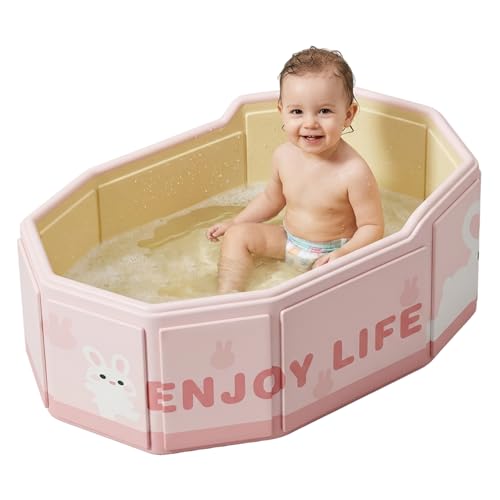 Baignoire pliable bébé antidérapante et compacte pour nourrisson