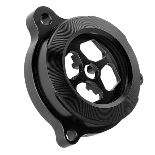 Couvercle de filtre à huile en alu CNC noir robuste pour moto 700R
