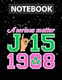 akai sushi mestre  Notebook Dot Line: A Serious Matter J15 Founder\'s Day AKA Women Hand Sign 130 Pages 8.5 x 11 inches