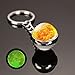 COLORFUL BLING Glow In The Dark Solar System Planet Keychain Earth Saturn Moon Sun Luminous Galaxy Keyring for Women Men Accessories-sun, 8cm