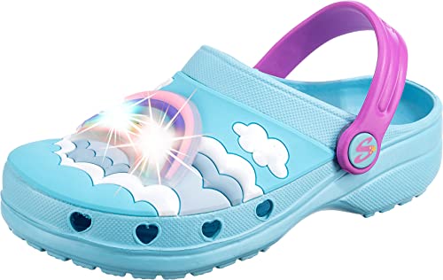 Image of Skechers Girl Heart Charmer Radiant Rainbow Clogs
