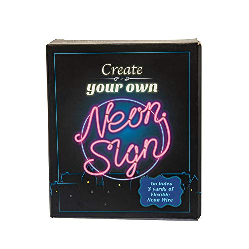 Funtime Gifts Create Your Own Neon Sign Kit - DIY Light-Up Art for Your Home by Funtime Gifts - Used condition - US$10.68
