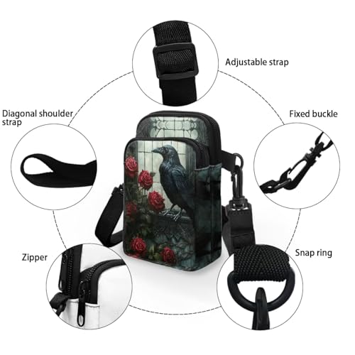 Image of Lightweight Small Crossbody Bags Cell Phone Purses Travel Pouch Shoulder Bag for Women