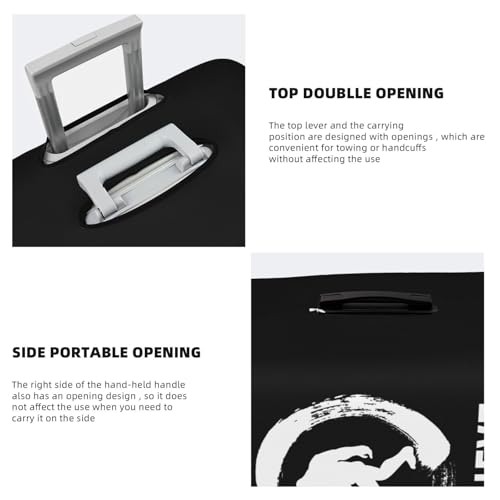 Travel Luggage Cover Believe In Bigfoot 2 Fashion Washable Baggage Suitcase Protector Fit For Luggage X-Large4