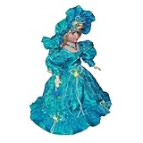 【Dekoration】: Miniaturfrauen-Keramikpuppe, 40 cm groß, handgefertigt, Heimdekoration< br/>【Eigenschaften】: Puppenfiguren aus Porzellan mit Haaren und Kleid, wunderschöne, feinste Outfits im altmodischen Design