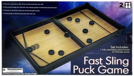 Kole Imports KL888-2 Wooden Shoot Out Tabletop Game - Pack of 2