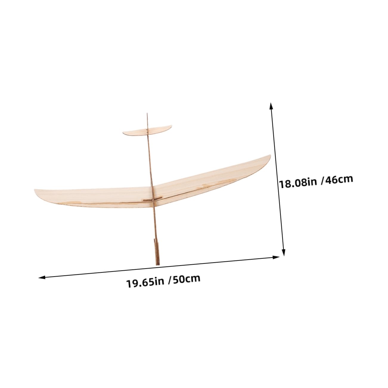 ibasenice Lot de 2 Planeurs en Bois Soi-même Surface à Peindre, Vol Stable, pour Garçon et Filles et Loisirs en Extérieur