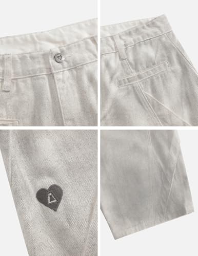 Aelfric Eden Baggy Barrel Jeans Dirt Color High Waisted Wide Leg Denim Pants Streetwear Trousers3