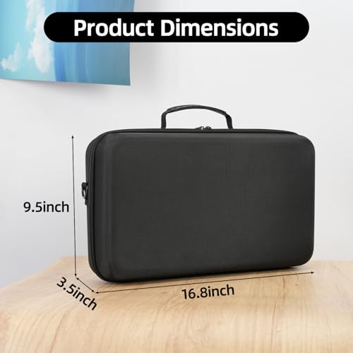 HESPLUS Hard Travel Case for Canon PIXMA TR150 / iP110 Wireless Portable Printer and Battery Pack, Printer Organizer with Adjustable Shoulder Strap, Mesh Pocket fit Ink Tank, Adapter (CASE ONLY!)
