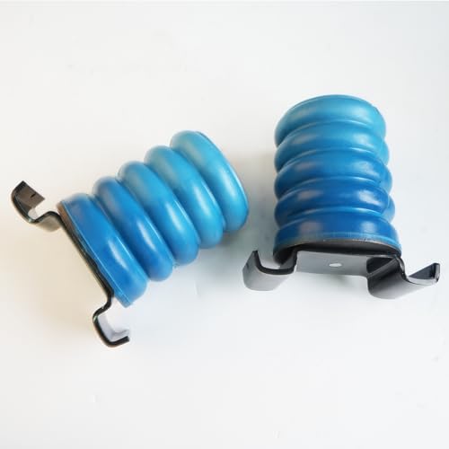 SSR-610-40 Rear Air Suspension Kit Bump Stop Fit for Nissan Frontier Titan, Toyota Tacoma Tundra Hilux, Mitsubishi Triton, Rear Suspension Helper Springs blue
