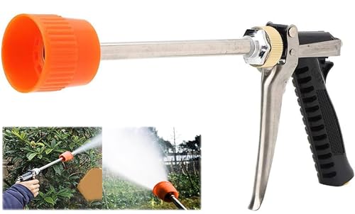 Image of APPSTER DN10 G3 /8 High Pressure Agricultural Spray Gun | Zinc Alloy Sprayer with Long Rod | Fruit Tree Sprinkler, Electric Spray, Even & Direct Spray for Garden Irrigation, Car Washing, Cleaning
