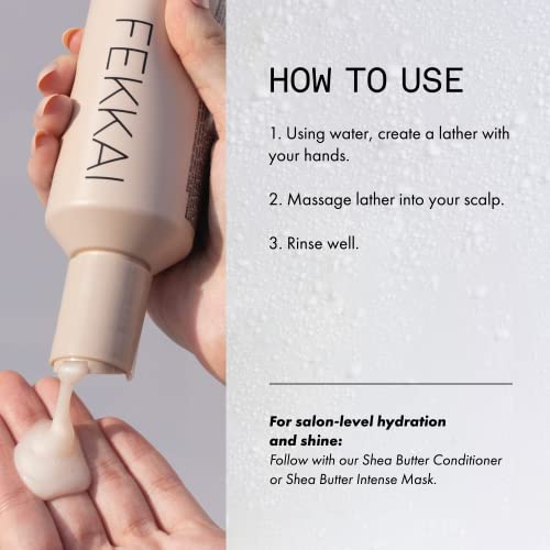 Fekkai Shea Butter Intense Moisture Shampoo - 8.5 Oz - Provides Extreme Hydration, Tames Frizz & Repairs Split Ends - Salon Grade, Ewg Compliant, Vegan & Cruelty Free #TOP3