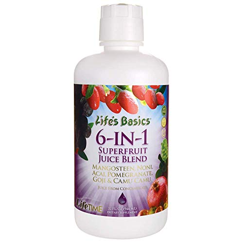 Lifetime 6 Juice Blend Liquid Mixed Fruit, 32 Fluid Ounce