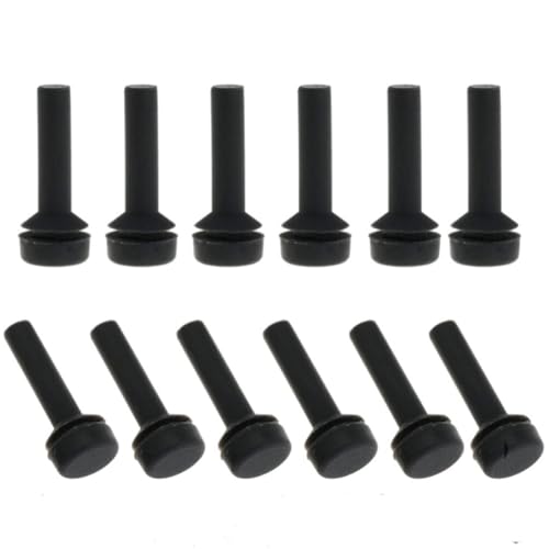 inhzoy Replacement WB02X24790 Gas Stove Grate Bumpers Rubber Feet for GE Gas Range Parts Burner Black One Size