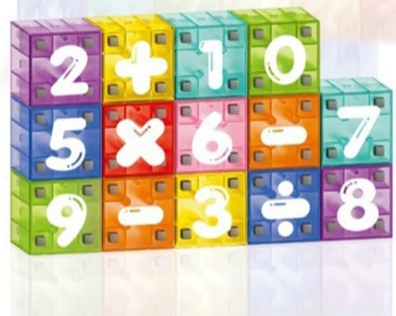 Magnetic Alphabet Blocks for Kids 3-8