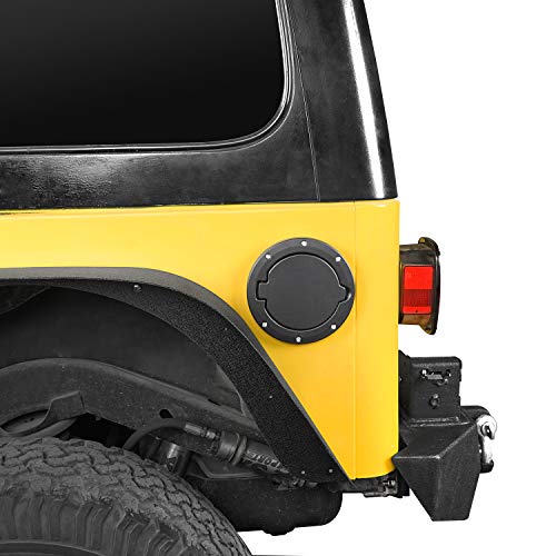 Hooke Road Fuel Filler Door Gas Tank Cap Cover for Jeep Wrangler TJ 1997-2006 by HOOKE ROAD - Image 2