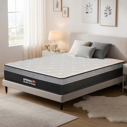 Springfit 8 Inch Queen Size Hybrid Bonnell Spring Mattress