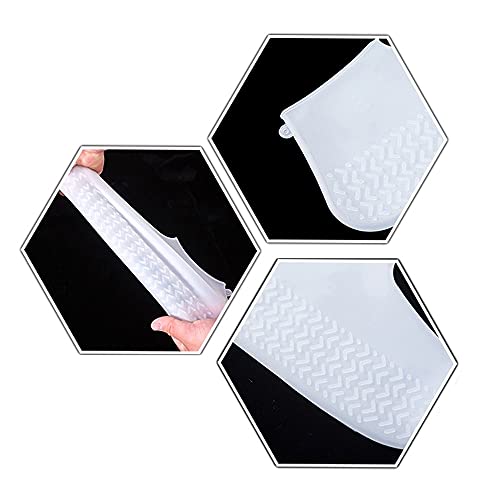 Capa de Chuva Tenis Calçado de Silicone Branco G CBRN14255