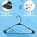 Plastic Hangers 20, 40, 60 Pack – Space Saving Hangers for Clothes – Black Plastic Hangers for Neatly Hanging Clothing, Shirts, Jackets, Pants, Laundry, Dresses & More (20 Pack)