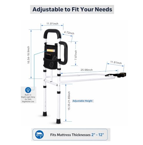 YOHEER Bed Rail for Elderly Adults Safety - image 3
