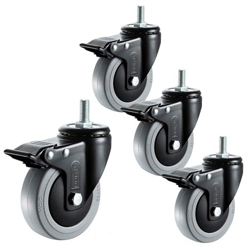 Aenmezen 4Zbg 3C` ] LX^[ ׏d 270 kg mCYȂ S LX^[ M12*25mm lWt Xe LX^[ ؍ނ^CȂǏɓKp(WITH BRAKE,75MM)