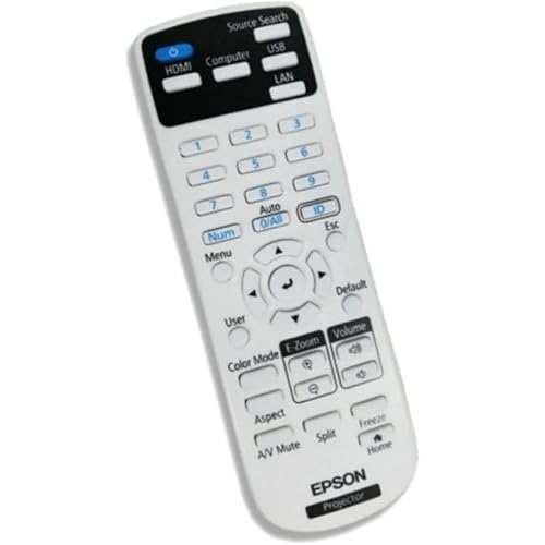 Projector Remote Control 2198635 for Epson 880 EX3280 VS260 EX5280 EX9230 PRO EX9240 EX7280 EX10000 BRIGHTLINK 725Wi 735Fi 1485Fi+ 1485Fi POWERLITE 118 119W 720 992F E10+ Projector Remote Controller